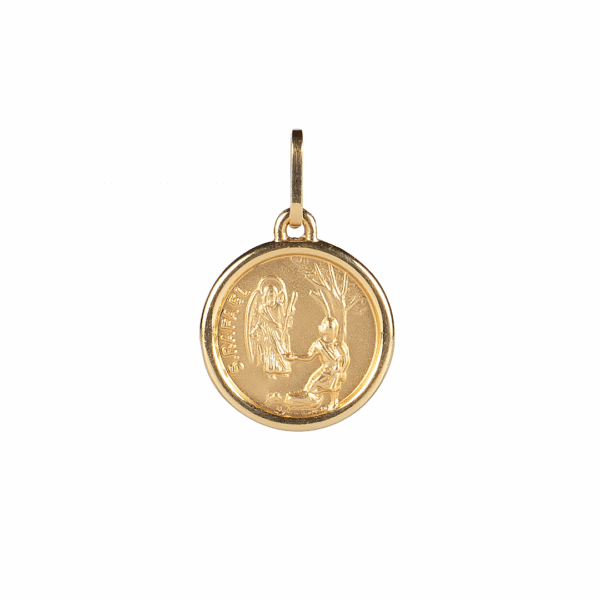 Pingente Medalha São Rafael - Imagem 1